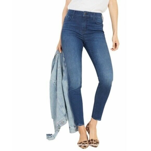 Old Navy Denim - Old Navy High-Waisted Rockstar Built-In Sculpt Raw Hem Jean